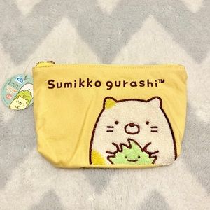San-X Sumikko Gurashi Zipper Pouch NWT